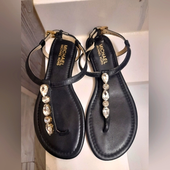 MICHAEL Michael Kors Shoes - Michael Kors | Womens Bejewelled Sandals | US 5 | Black